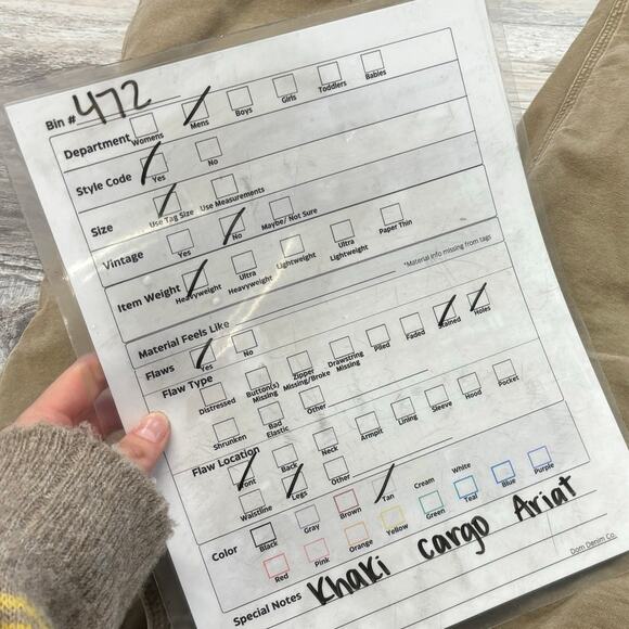 Ariat Rebar M7 Mens 32x29 Slim Fit Straight Leg Workwear Khaki Cargo Pants - Picture 10 of 13